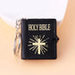 Muslim New Style Can Read Key ring Ark Quran Islamic Pendant Keychain Real Paper Pendant Religious Jewelry Wholesale