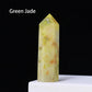 Runyangshi Crystal Point Prism Crafts Natural Stone Quartz Tower 36 Colors Energy Mineral Wand Home Decoration