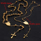 New Jesus Stainless Steel Cross Rosary Christian Catholic Religious Chain Characteristic Style Men And Women Jewelry