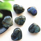 Natural Moonstone Crystal Labradorite Palm Stones Healing Quartz Gemstone Worry Stone Heart Shape For Jewllery Making Камни#10