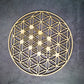 Wooden Flower Of Life Christmas Ornaments, Sacred Geometry Ornaments Home Decoration, Wood Sign Wall Art Seed of Life  Coaster