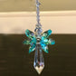 1PCS Rainbow Guardian Angel Crystal Suncatcher Hangings Crystal Glass Ornament Home Garden Decoration Porch Decor