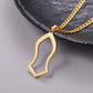 NALAIN NECKLACE Pendant Stainless Steel Jewelry Arabic God Messager Gift For men AYATUL KURS Muslim Allah's Slipper Pendant