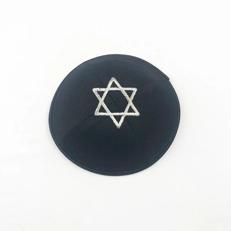 Star of David Kippot Kippa Kippah Kipa 15cm Jewish Yarmulke Beanies hat Skull cap