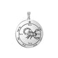 Key of Solomon Pendant for Necklace Stainless Steel Jewelry Amulet Mystical Moon Saturn Jupiter Sun Venus Mars Mercury Charms