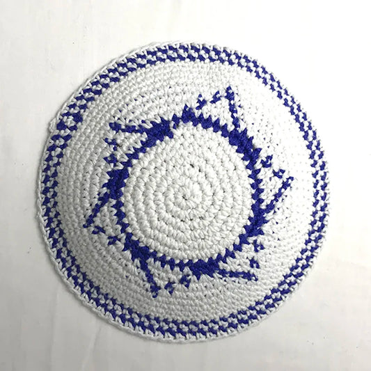 Jewish Kippah Black Hand Made Yarmulke Judaica Yamaka Kippa Yamakah Yarmulka Hat Men (15CM 5.9INCH)