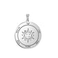 Key of Solomon Pendant for Necklace Stainless Steel Jewelry Amulet Mystical Moon Saturn Jupiter Sun Venus Mars Mercury Charms