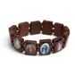 Natural wooden Catholic jewelry Christian Jesus faith Rosary Bracelet religious charm jewelry Bracelets on hand wholesale