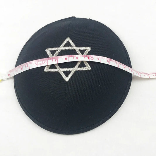 Star of David Kippot Kippa Kippah Kipa 15cm Jewish Yarmulke Beanies hat Skull cap