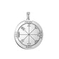 Key of Solomon Pendant for Necklace Stainless Steel Jewelry Amulet Mystical Moon Saturn Jupiter Sun Venus Mars Mercury Charms
