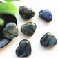 Natural Moonstone Crystal Labradorite Palm Stones Healing Quartz Gemstone Worry Stone Heart Shape For Jewllery Making Камни#10