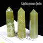 Runyangshi Crystal Point Prism Crafts Natural Stone Quartz Tower 36 Colors Energy Mineral Wand Home Decoration
