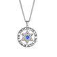 My Shape Star of David Crystal Pendant Necklace for Men Women Hebrew Talisman Amulet Supernature Stainless Steel Jewish Jewelry