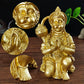 Golden Hanuman Statue Sculpture Big Resin Ornaments Hindu Monkey God Buddha Statues Figurine Home Decoration Lucky Gifts