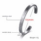 MEN TWISTED C BANGLE WITH SMALL WRIST MOBIUS BRACELET ANTIQUE SILVER COLOR STACKING CUFF BANGLE STAINLESS STEEL UNISEX JEWELRY