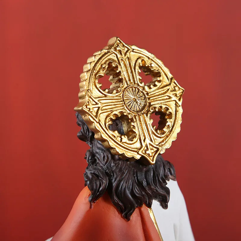 30cm 23cm Religious Jesus Sanctification figurine Decoration Resin Crafts Church supplies Religioso statue et sculptures home