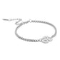 Skyrim Religious Indian Buddhism Yoga OM Bracelets on Hand for Women Men Stainless Steel Box Chain Bracelet Supernatural Jewelry