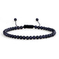 Adjustable Mini Natural Stone Lava Tiger Eye Beaded Bracelets & Bangle for Women Men Chakra Beads Braided Bracelet Charm Jewelry