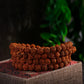 6/8/10mm Rudraksha Beads Meditation Mala Bead Jewelry Making Prayer Chakras 108Pcs Bodhi Tibetan Buddhism Bracelet Beads Buddhis