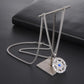 My Shape Star of David Crystal Pendant Necklace for Men Women Hebrew Talisman Amulet Supernature Stainless Steel Jewish Jewelry
