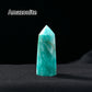 Runyangshi Crystal Point Prism Crafts Natural Stone Quartz Tower 36 Colors Energy Mineral Wand Home Decoration