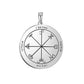 Key of Solomon Pendant for Necklace Stainless Steel Jewelry Amulet Mystical Moon Saturn Jupiter Sun Venus Mars Mercury Charms