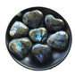Natural Moonstone Crystal Labradorite Palm Stones Healing Quartz Gemstone Worry Stone Heart Shape For Jewllery Making Камни#10