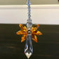 1PCS Rainbow Guardian Angel Crystal Suncatcher Hangings Crystal Glass Ornament Home Garden Decoration Porch Decor