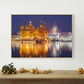 Sikhism Canvas Painting Golden Temple Amritsar Posters Wall Art Hindu Religion Holy Land Pictures for Living Room Decor Unframed