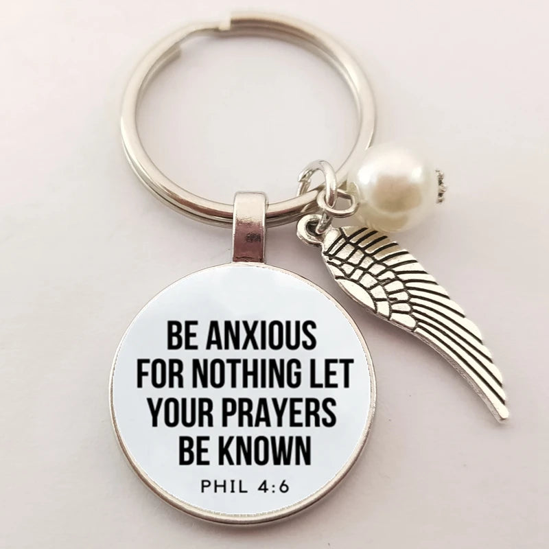 bible verse key chains faith keychain scripture quote christian jewelry for friend women men inspirational gifts