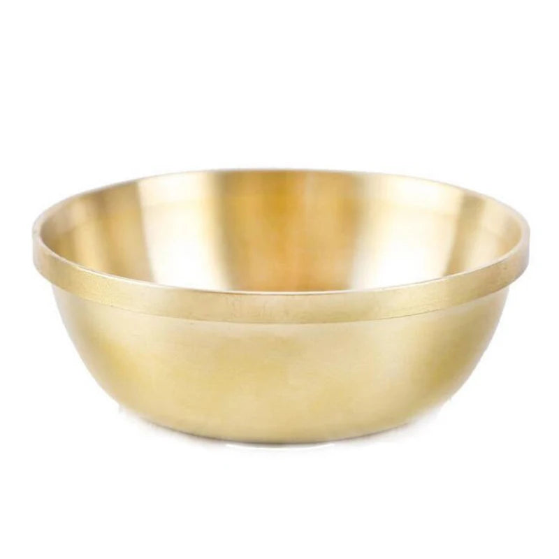 Copper Tibetan Bowl Buddha Disciples to Supply Water Meditation Mini Brass Cup Home Desk Decor