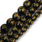 6/8/10mm Six Word Mantra Prayer Feng Shui Beads Round Shape Buddha Beads for DIY Bracelet Jewelry Making Accessories 15inches