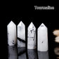 Runyangshi Crystal Point Prism Crafts Natural Stone Quartz Tower 36 Colors Energy Mineral Wand Home Decoration