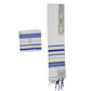 Jedaica Tallit Shawl Israel Talit scarf with Talis Bag Polyester Wraps Prayer 50x180cm