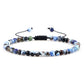 Adjustable Mini Natural Stone Lava Tiger Eye Beaded Bracelets & Bangle for Women Men Chakra Beads Braided Bracelet Charm Jewelry