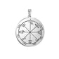 Key of Solomon Pendant for Necklace Stainless Steel Jewelry Amulet Mystical Moon Saturn Jupiter Sun Venus Mars Mercury Charms