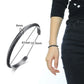 Vnox Oxidized Antique Stainless Steel Bangle for Women Men,Vintage Simple Basic Unisex Cuff Bracelet,Solid Metal Viking Jewelry