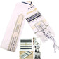 Tallit Prayer Shawl Israel 55x180cm Polyester Talit Zipper Bag Tallis Israeli Praying Scarfs Priez Wraps Prayer Shawl Talis