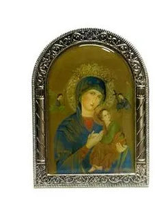 Church Utensils Icon Catholic Jesus Ornament Christian Cross Virgin Mary Catholicism Orthodox Figurines Home Decoration Religiou