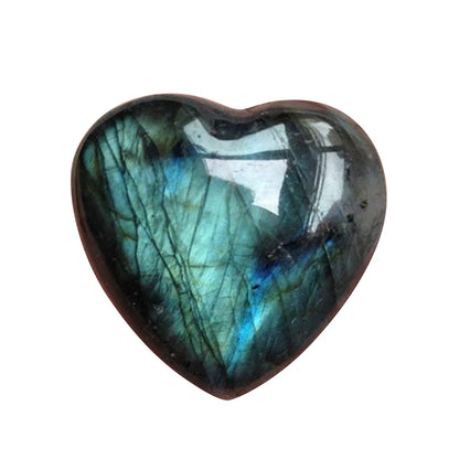 Natural Moonstone Crystal Labradorite Palm Stones Healing Quartz Gemstone Worry Stone Heart Shape For Jewllery Making Камни#10