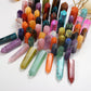 Runyangshi Crystal Point Prism Crafts Natural Stone Quartz Tower 36 Colors Energy Mineral Wand Home Decoration
