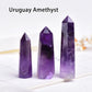 Runyangshi Crystal Point Prism Crafts Natural Stone Quartz Tower 36 Colors Energy Mineral Wand Home Decoration