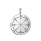 Key of Solomon Pendant for Necklace Stainless Steel Jewelry Amulet Mystical Moon Saturn Jupiter Sun Venus Mars Mercury Charms