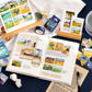 Journamm 45pcs/lot World Famous Paintings Series Mini Box Stickers Scrapbooking Creative Decorative Stationery Sealing Stickers