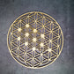Wooden Flower Of Life Christmas Ornaments, Sacred Geometry Ornaments Home Decoration, Wood Sign Wall Art Seed of Life  Coaster