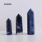 Runyangshi Crystal Point Prism Crafts Natural Stone Quartz Tower 36 Colors Energy Mineral Wand Home Decoration