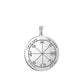 Key of Solomon Pendant for Necklace Stainless Steel Jewelry Amulet Mystical Moon Saturn Jupiter Sun Venus Mars Mercury Charms