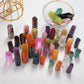Runyangshi Crystal Point Prism Crafts Natural Stone Quartz Tower 36 Colors Energy Mineral Wand Home Decoration
