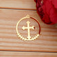 10pcs/Lot Acrylic Mirror Christian Cross Hanging Ornaments Christening & Baptism Wedding Party DIY Gifts Decor