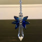 1PCS Rainbow Guardian Angel Crystal Suncatcher Hangings Crystal Glass Ornament Home Garden Decoration Porch Decor